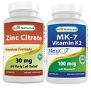 Zinkcitraat 30 mg & vitamine K2 (MK7) met D3