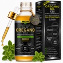 Biologische Oregano oliedruppels - 1000 porties, 12 maanden aanbod, Wilde olie van Oregano 9X Carvacrol, Immune & Digestieve Ondersteuning, Niet-GMO, Voedselkwaliteit Kruidensupplement, alternatief voor olie van Oregano Tinctuur