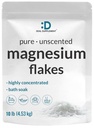 Pure Magnesium Flakes Bad Soaks, 10lbs - Natural Epsom Salt Substitute 