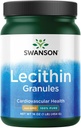 Swanson 100% Lécithine pure Granules (non OGM) 16 Once (1 lb) (454 g) Granules
