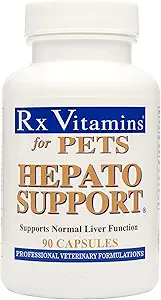 Rx Vitaminen Leverancier Ondersteuning voor honden en katten - Melkdistel voor gezonde leverfunctie - Silymarin Capsules voor Huisdieren - 90 st.