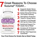 Sciatic Nerve Relief Support Supplement met 450 mg Alpha Lipoic Acid - 18 in 1 Super Formule voor Onderrug, Hip, Lumbar, Thig, Leg, Voet - Best Natural Sciatic Nerve Relief Support - 90 Capsules