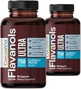 Cocoavia Memory+ Brain Supplement, 60 Day, 750 mg Cocoa Flavanols, Memory & Brain Booster, Veganistan, Plant Based 180 Capsules