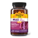 Country Life Max pour les femmes - Multivitamine et complexe minéral, sans fer - 120 capsules végétaliennes