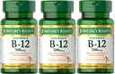 Nature's Bounty B-12 Quick Solution Tablets 500 Mcg, 300 Tablets (3 X 100 Telflessen)