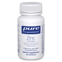 Pure Encapsulations Zink (Citraat) - for Immune System, Tissue Development & Metabolisme* - Mineral Supplement with Enzymes - Highly Absorbable Zink - Vegan & Non-GMO - 60 Capsules