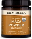 Dr. Mercola Biologische Maca Poeder Gelatiniseerd Dieetsupplement, 2,69 oz (45 porties), Niet GGO, Sojavrij, Glutenvrij, USDA Biologisch
