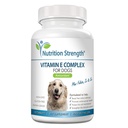 Vitamine E voor honden, Cardiovasculaire gezondheid te bevorderen, Ondersteuning Cell Membranen, Vitamine E Complex te Boost Hond Immune System Plus Zink, Selenium, Folaat, Zalmolie, 120 Kauwtabletten
