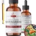 Biologische Ashwagandha vloeibare druppels, Ashwagandha wortel Tinctuur, Ashwagandha Extract Herb Supplementen - 2 Fl Oz
