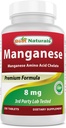 Best Naturals Mangaan (Manganese Aminozuurchelaat) 8 mg-250 tabletten