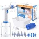 Oorwas verwijderen, elektrische oorreiniging Kit met licht, FSA-HSA-in aanmerking komende, oor irrigatie Kit met 4 drukmodi, veilige en effectieve oor Flush Kit met oorreiniger - Inclusief bekken, handdoek & 15 tips