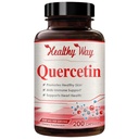 Quercetine 500 mg capsules met hoge sterkte - Eenmaal daags Krachtig Antioxidant Quercetine Supplement voor hartverouderende huidhersenen en immuunondersteuning - Vegan Vriendelijk Glutenvrij gemaakt in de VS (200 porties)
