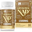 1500 MG Liposomal NAD+, 98%+ Absorption, NAD+ Supplement for Women & Men with TMG, for Aging Defense, Cellular Energy, Heart & Brain Function, Longevity, 360 Softgels