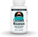 Bron Naturals Calcium & Magnesium, Aminozuurchelaat met vitamine D-3, 300 MG - 100 tabletten