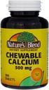 Nature's Blend Chewable Calcium 500 mg, 100 tabletten (verpakking van 5)