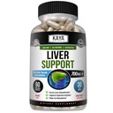 Kaya Naturals Lever Reiniging Detox & Reparatie - Melkdistel Supplement - Lever Detox voor vrouwen en mannen - Artichoke Extract en Dandelion Root Capsules - 60 Tel.