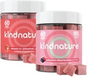 KINDNATURE Duo essentiel : Gommies de potassium et de vitamine B1 - Soutien amélioré des nerfs et des muscles, délicieuses croustilles pour la santé quotidienne