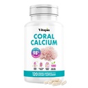 Vitapia Coral Calcium Poeder 1000mg Capsules voor algehele gezondheid, botgezondheid, PH-niveaubalans, sporenmineralen Ondersteuning - 120 Veggie Capsules - Non-GMO & Glutenvrije supplement