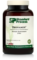 Standard Process Drenamin - Adrenal Function Supplement for Healthy Stress Response - Supports Healthy Energy Production & Metabolisme - Glutenvrij, Niet-Dairy & Non-Soy 270 Tablets (270 Servings)