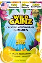 Creatine Monohydraat Gummies for Men & Women 5000mg - Made in USA, Potency Tested, Vegan, Ondersteunt spiergroei, sterkte en cognitieve functie, niet-GMO Glutenvrije citroen Flavored Creatine 150 Kauwen