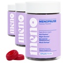 O Positiv MENO Gummies for Menopauze, 30 Servings (pakket van 3) - Hormone-vrije supplementen voor vrouwen met zwarte cohos en Ashwagandha KSM-66 - Helpt Alleviate Hot Flashes, Night Sweats, & Mood Swings