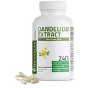 Bronson Dandelion Root High Potency Supplement, ondersteunt algemene goede gezondheid en welzijn, traditionele diuretische kruiden - niet-GMO, 240 Vegetarische capsules
