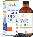 Biologische Black Seed Oil (Nigella Sativa, Cumin Seed) Cold Pressed Non-GMO, 8 oz Glass Bottle Bron van essentiële vetzuren, Omega 3 6 9"
