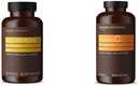 Elementen Glutathion, 500mg, 60 Capsules, 2 maand supply & vitamine C 1000mg, Vegan, 300 Tablets, 10 maand supply