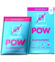 EBOOST POW Natural Pre Workout Powder - 15 Packets, Blue Raspberry - Preworkout Energy Booster Gym Supplement Drink Mix voor mannen en vrouwen - Performance, Joint Mobility Support - Gluten-Free