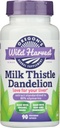 Oregon's Wild Harvest Milk Thistle Dandelion - Extract genormaliseerd tot 80% Silymarins (90 capsules)