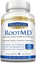 RootMD - Stimuler la croissance des cheveux, Rejuvinate Follicles, Améliorer la circulation des scalp - Biotine, Cuivre, Acétate de tocophérol, Saw Palmetto - Tous les végétaliens naturels - 60 capsules
