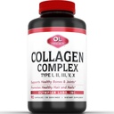 Olympian Labs Multi Collageen Complex Type I, II, III, V, X, Hair, Nails, Joint, Gut Health, 90 Caps, 30-Day Supply