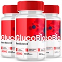 (3 Pack) Glucobio Capsules, Gluco Bio Advanced Glyco Support Formula Pills, Glucobio Extra Strength Supplement, Glucobio Natural Ingrediënten Glycogen Support, Gluco Bio Glycogen Reviews (180 Capsules)