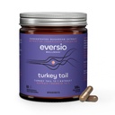 Organic Turkey Tail Capsules – 12:1 Extract, 45% Beta Glucans - Fruiting Body Mushroom Supplement for Immune Support – 60 Vegan Capsules – EVERSIO WELLNESS (Defend Now)