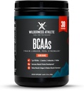 Athlète de la nature - BCAA - Poudre d'acides aminés à chaîne ramifiée - Supplément des acides aminés essentiels pour les hommes et les femmes - Supplément BCAA avec complexe d'acide amino optimal (Blood Orange)
