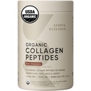Sports Research Organic Collageen Powder - Gehydrolyseerd type I & III Collageen Proteïne - USDA Organic, Gluten Free, Sustainablely Sourced - Dark Chocolate - 30 Servers