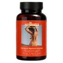 Solluna de Kimberly Snyder Enzymes digestifs Lipase, Amylase, Protease, Alpha-Galactosidase, Cellulase pour la santé digestive, Absorption nutritive, Douleurs estomac, Gaz et Bloatation (90CT) Vegan et non-OGM