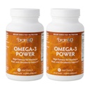 BrainMD Dr Amen Omega-3 Power - 60 Capsules, Pack of 2 - Joint & Immune Support Supplement - Bevat DHA & EPA - Glutenvrij - 60 Totaal porties