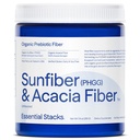 Essentiële Stacks Biologische Sunfiber Prebiotic Fiber (Partiaal Gehydrolyseerde Guar Gum/PHGGG) met Acacia Fiber Powder - Glutenvrije, niet-GMO & Unflavored Oplosbare Vezel (7.4 oz)