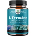 Vrije vorm L Tyrosine 500 mg capsules - L-tyrosinesupplement met hoge sterkte voor geestelijke energie en focusondersteuning - Aminozuur-nootrope supplement voor Mood Focus Attentie en cognitie (60 telling)
