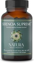 Natura Health Products Serenoa Supreme Supplement - Ondersteunt gezonde prostaatfunctie en normale urinestroom in mannen- Met Saw Palmento, Nettle, Cratavin, Pompoenzaadolie (60 Softgels)