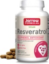 Jarrow Formulas® Resveratrol 100 mg, Dieetsupplement, Antioxidant Ondersteuning voor cardiovasculaire functie, 60 Veggie Capsules, 60 Day Supply