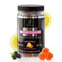Immune Gummies - Sambucus Vlierbes - Vitamine C & D - Zink - Save Your Sick Days - Kids & Adults - Safe Ages 4 & Up - Nano Collective Silver - Gluten & Gelatine Free Non-GMO - Berry Limonade - 60 Tel.