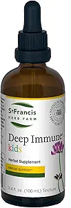 St. Francis Herbal - Deep Immune Tinctuur voor kinderen 100 ml - Natural Immune Support Booster - Vegetarisch - Biologische Kruiden