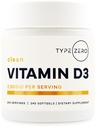 Type Zero Vitamin D3 2000 ie, 240 Softgels - non-GMO en glutenvrij