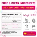 Liquid Collageen & Biotin, 2 Fl Oz (pakket van 2), 40000 mcg voor haarhuidnagels, vitamine B7 Gehydroliseerde collagen Peptiden supplement voor vrouwen, bioactieve vorm, suikervrij, framboos smaak