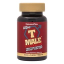 NaturesPlus Ultra T Homme, libération prolongée - 60 comprimés bicouches - soutient le gain musculaire - végétarien, sans gluten - 30 portions