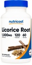 Nutricost Licorice Root 500mg, 120 Capsules - Non-GMO, Glutenvrij