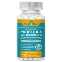 Probiotica 120 miljard CFU-36 Strains + Biologische Prebiotica + Natuurlijke Whole Food Supplement voor Ultimate Gut Health Ondersteuning- 120 Softgels, 60 Day Supply