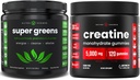NutraChamps Complete Workout &amp; Energy Bundle - Super Greens & Creatine Gummies.